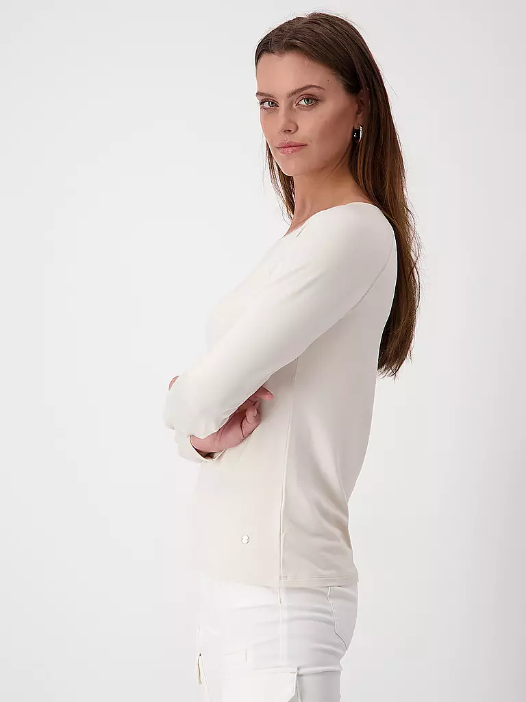 MONARI | Langarmshirt | Crème