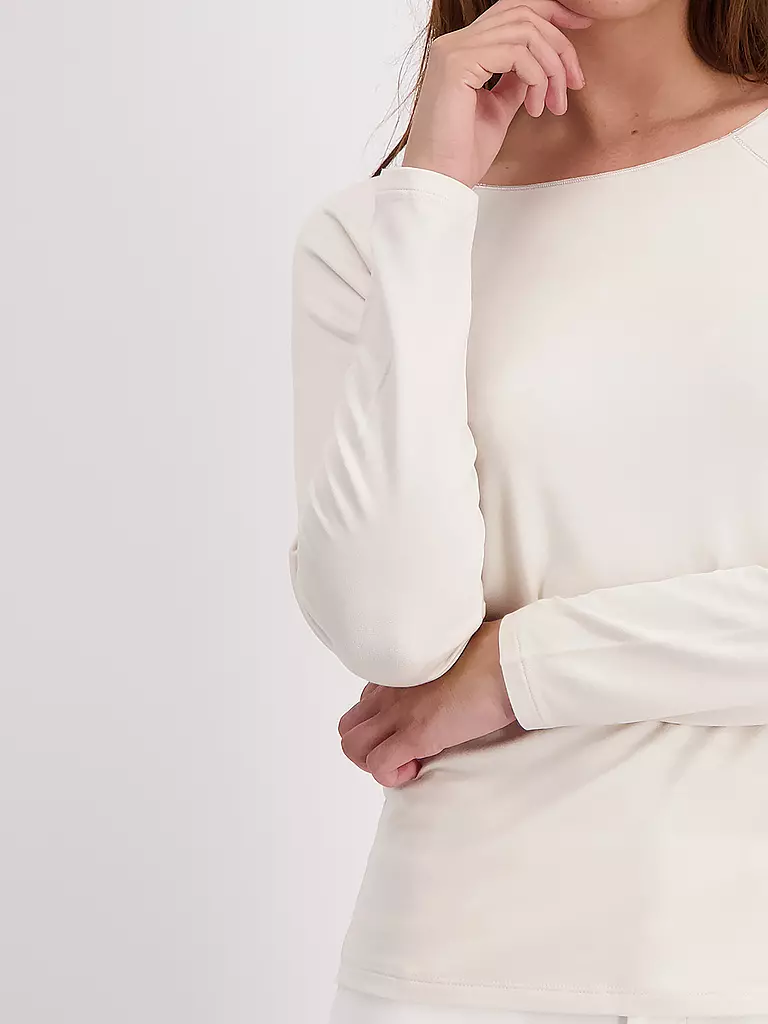 MONARI | Langarmshirt | Crème