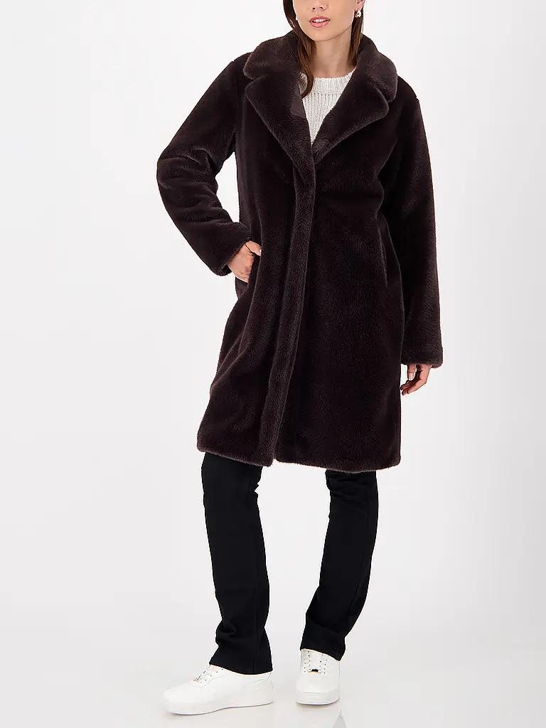 MONARI | Manteau aspect fourrure | 