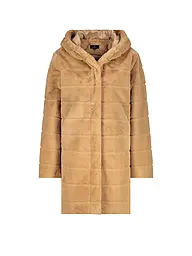MONARI | Manteau en fausse fourrure | Marron clair