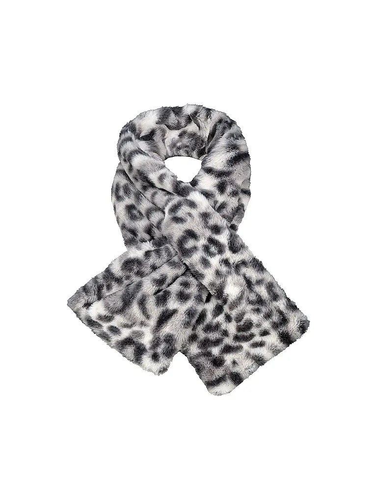 MONARI | Nom du produit : Écharpe aspect fourrure | Gris clair