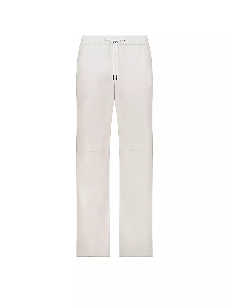 MONARI | Pantalon aspect cuir | creme