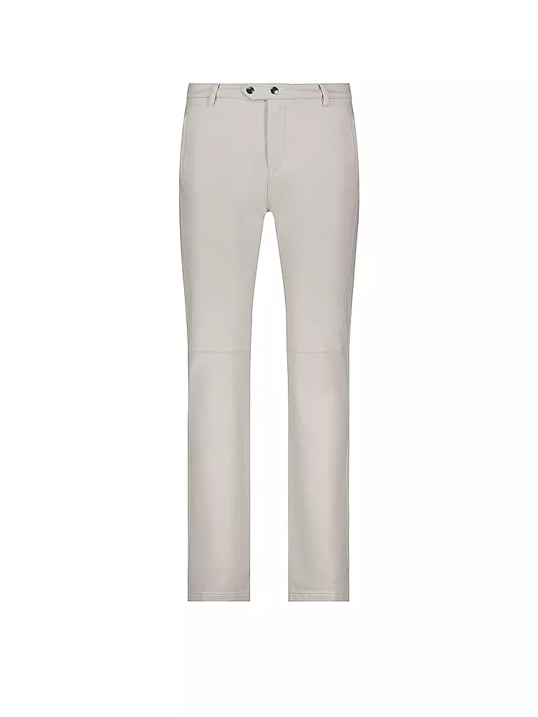 MONARI | Pantalon aspect cuir | Beige