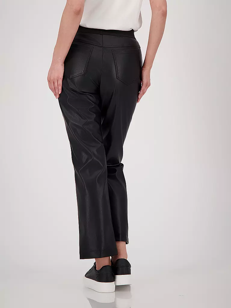 MONARI | Pantalon aspect cuir | 