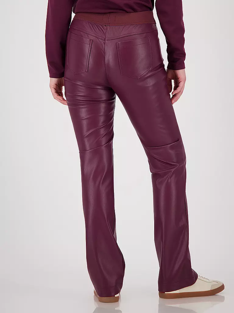 MONARI | Pantalon aspect cuir | 