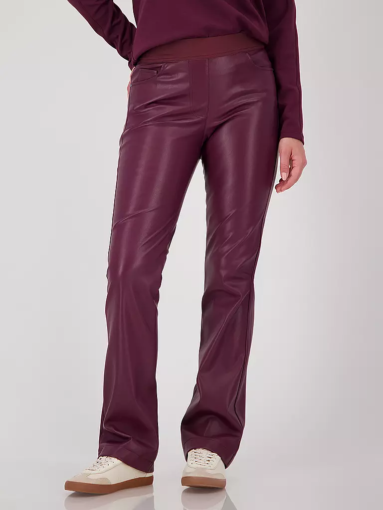 MONARI | Pantalon aspect cuir | 