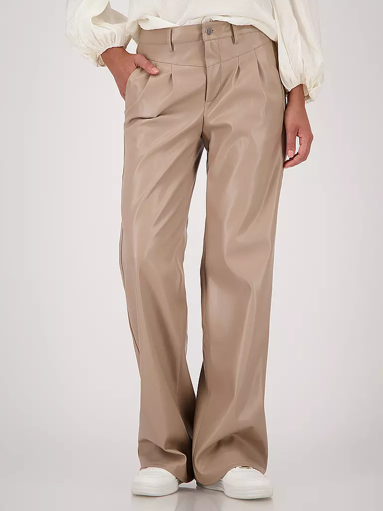 MONARI | Pantalon aspect cuir | 