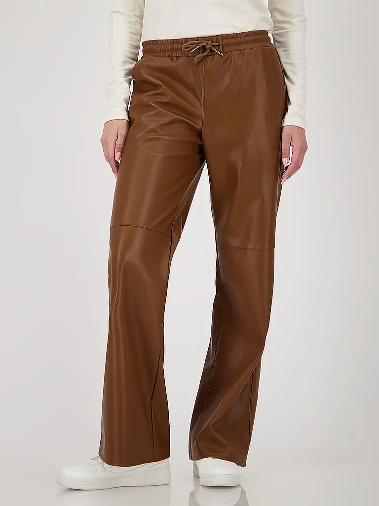 MONARI | Pantalon aspect cuir |