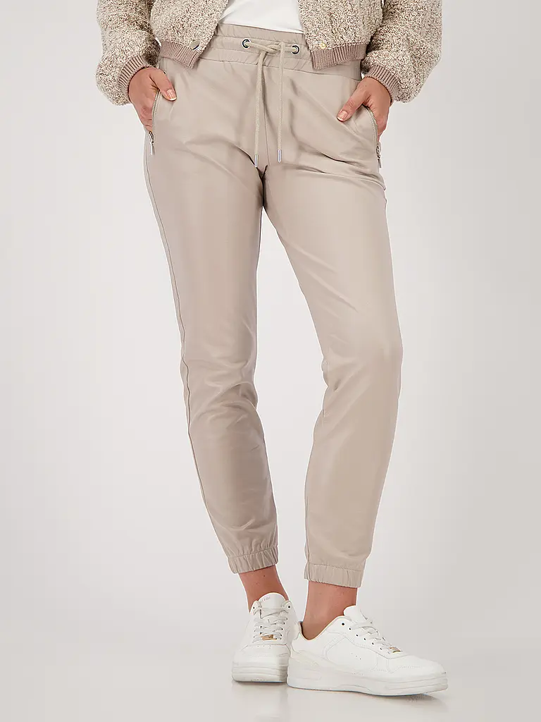 MONARI | Pantalon aspect cuir | 