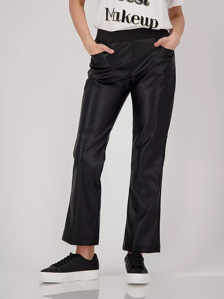 MONARI | Pantalon aspect cuir | 