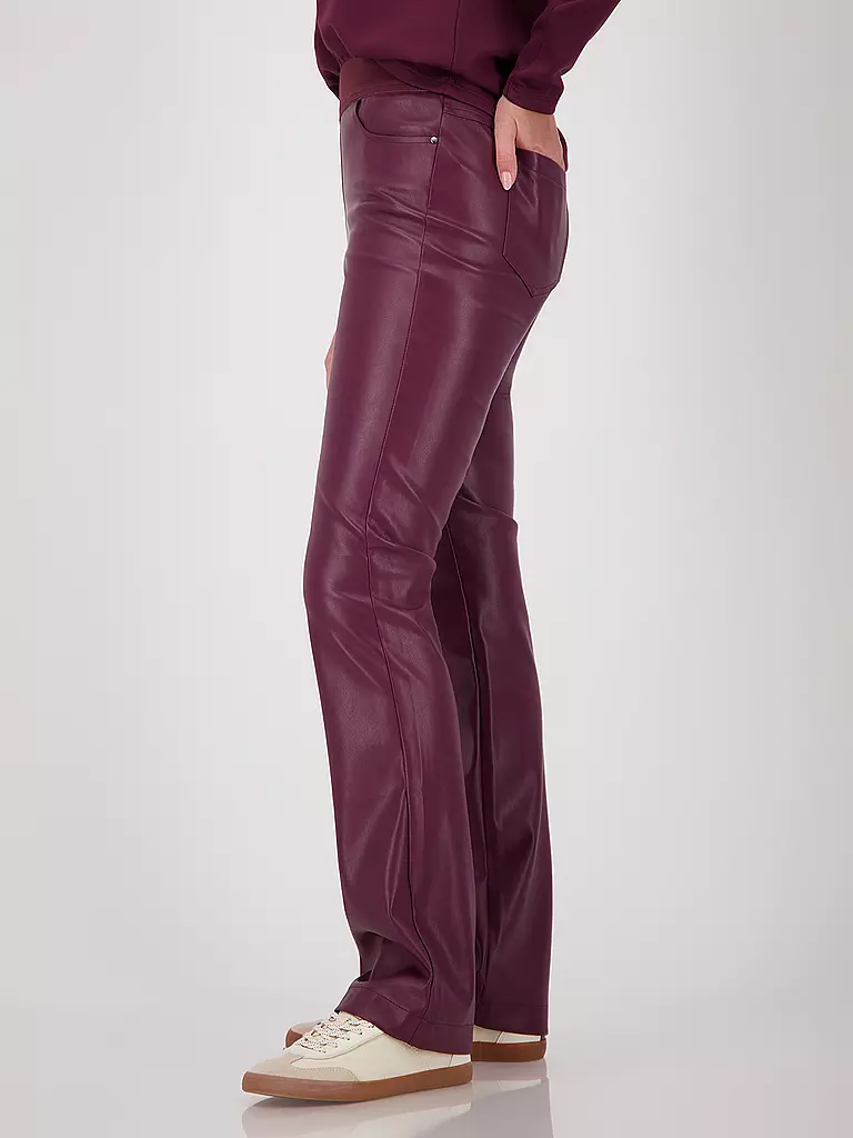 MONARI | Pantalon aspect cuir | 