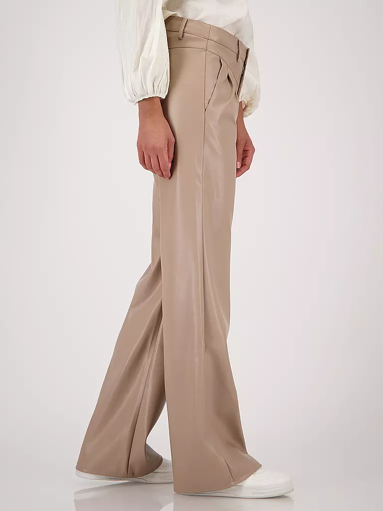 MONARI | Pantalon aspect cuir | 