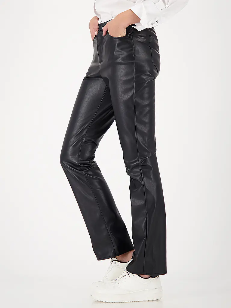 MONARI | Pantalon aspect cuir | 