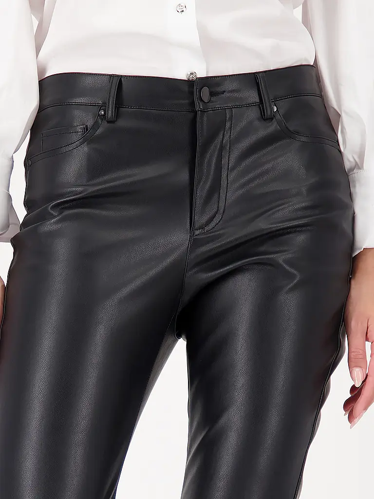 MONARI | Pantalon aspect cuir | 