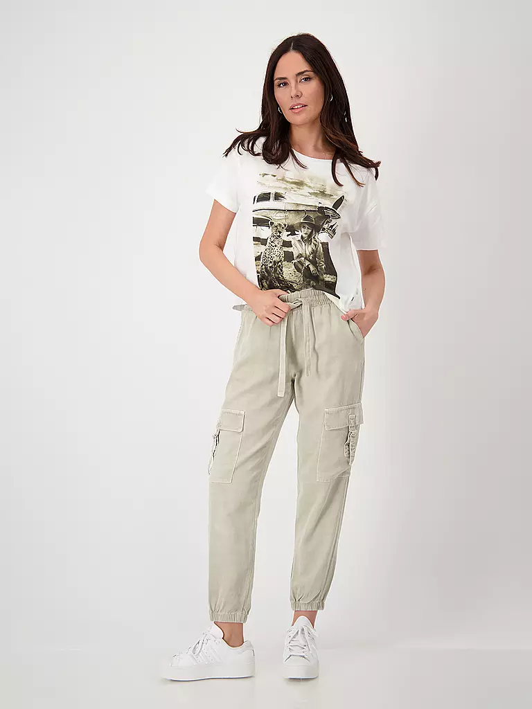 MONARI | Pantalon cargo | beige