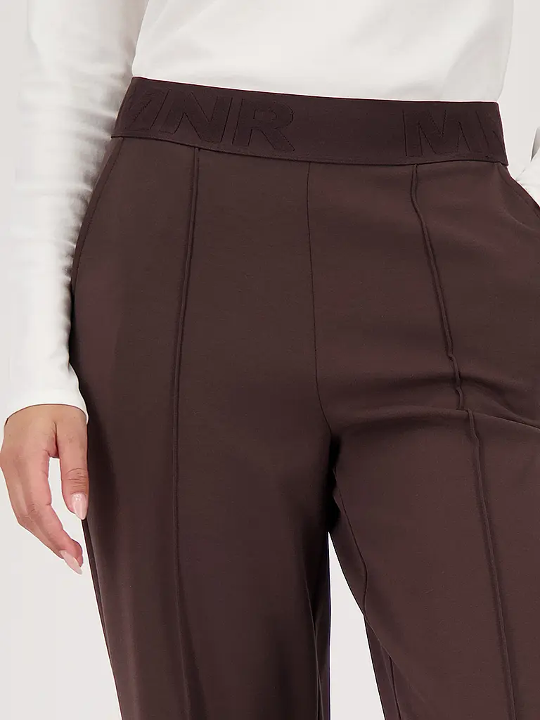 MONARI | Pantalon coupe évasée | Marron