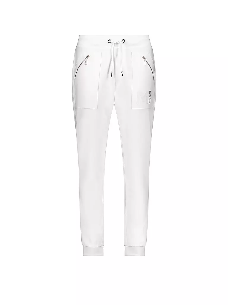 MONARI | Pantalon de jogging coupe décontractée | weiss