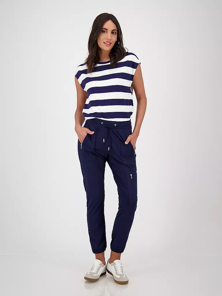 MONARI | Pantalon de jogging coupe décontractée | dunkelblau