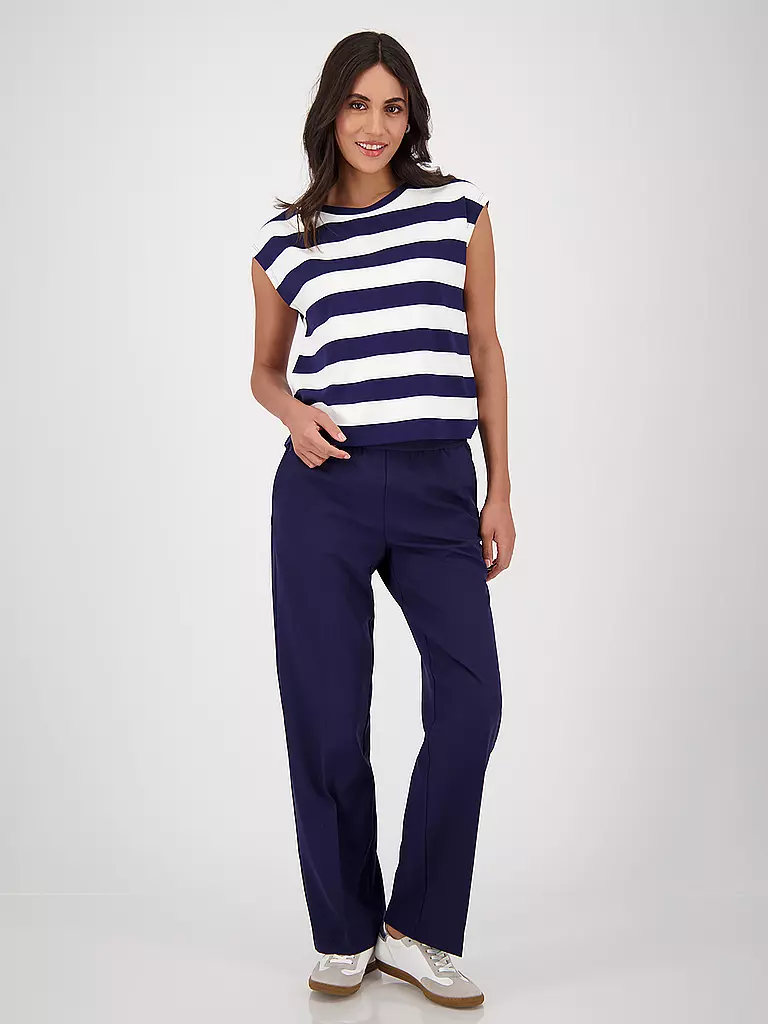 MONARI | Pantalon de jogging coupe décontractée | dunkelblau