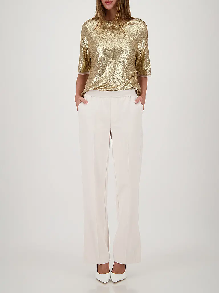 MONARI | Pantalon de jogging coupe décontractée | Beige