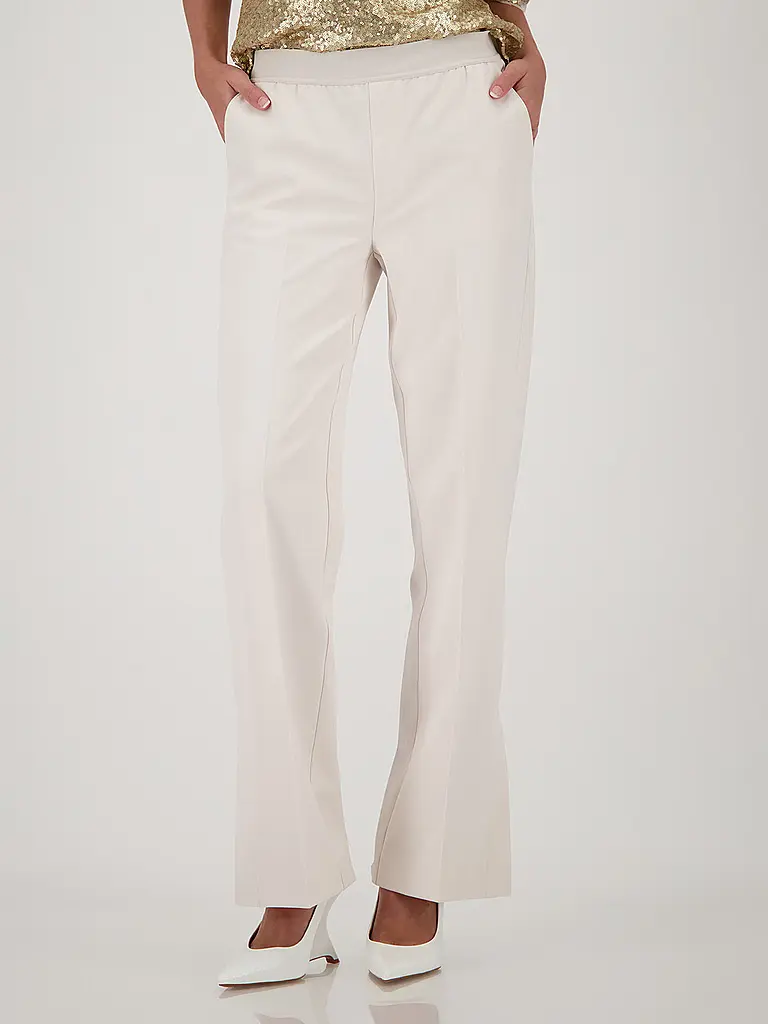 MONARI | Pantalon de jogging coupe décontractée | Beige