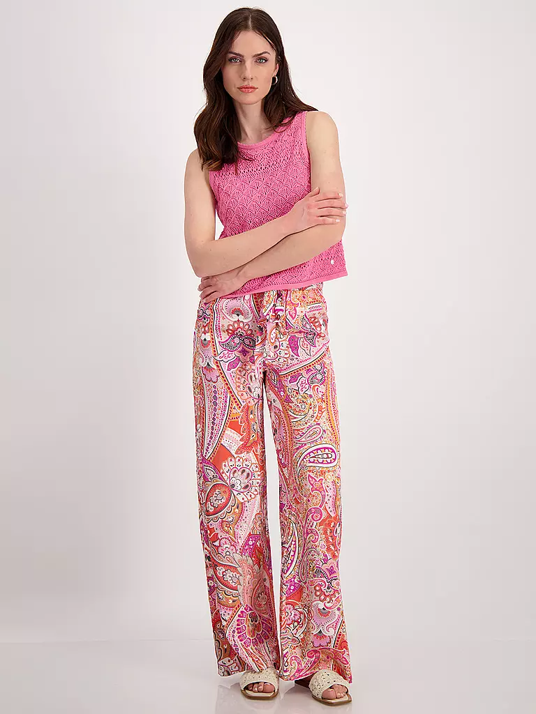 MONARI | Pantalon Marlene | koralle