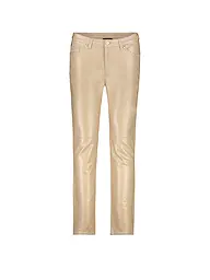 MONARI | Pantalon slim en similicuir | Camel