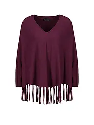 MONARI | Poncho - Cape | Rouge foncé