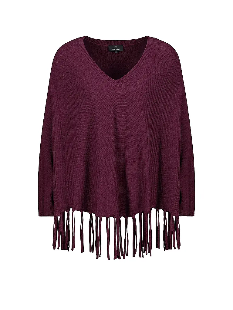MONARI | Poncho - Cape | Rouge foncé