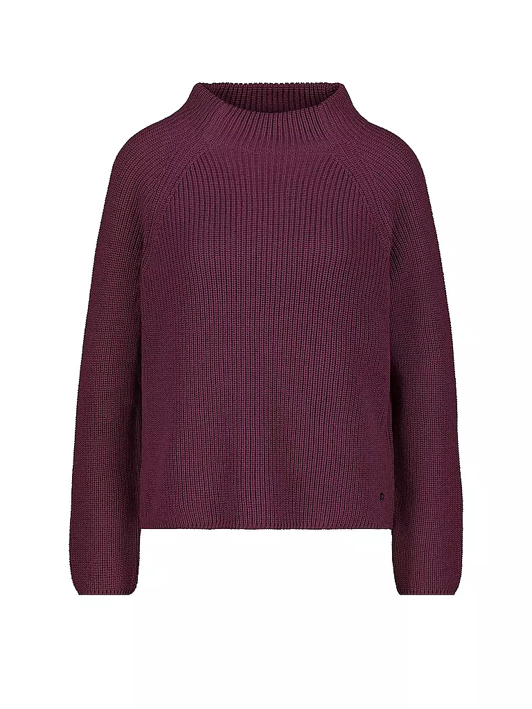 MONARI | Pull à col roulé | dunkelrot