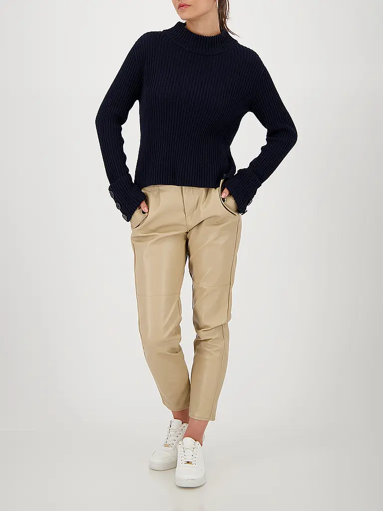 MONARI | Pull à col roulé | Bleu foncé