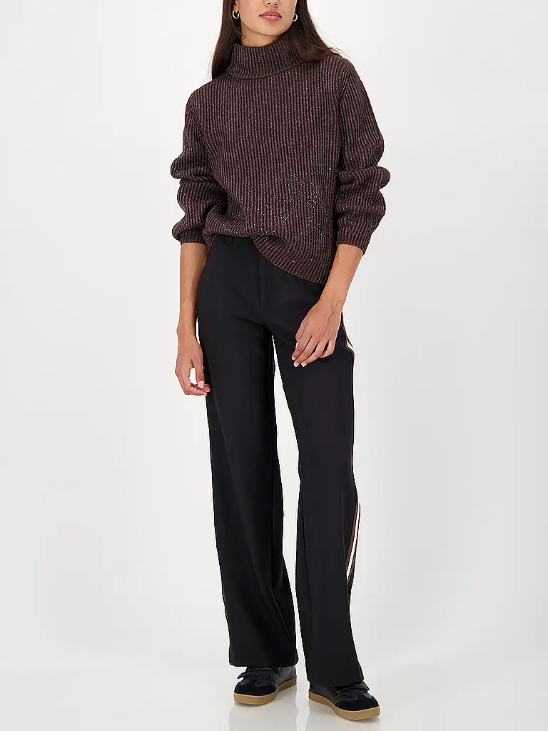 MONARI | Pull à col roulé | Marron