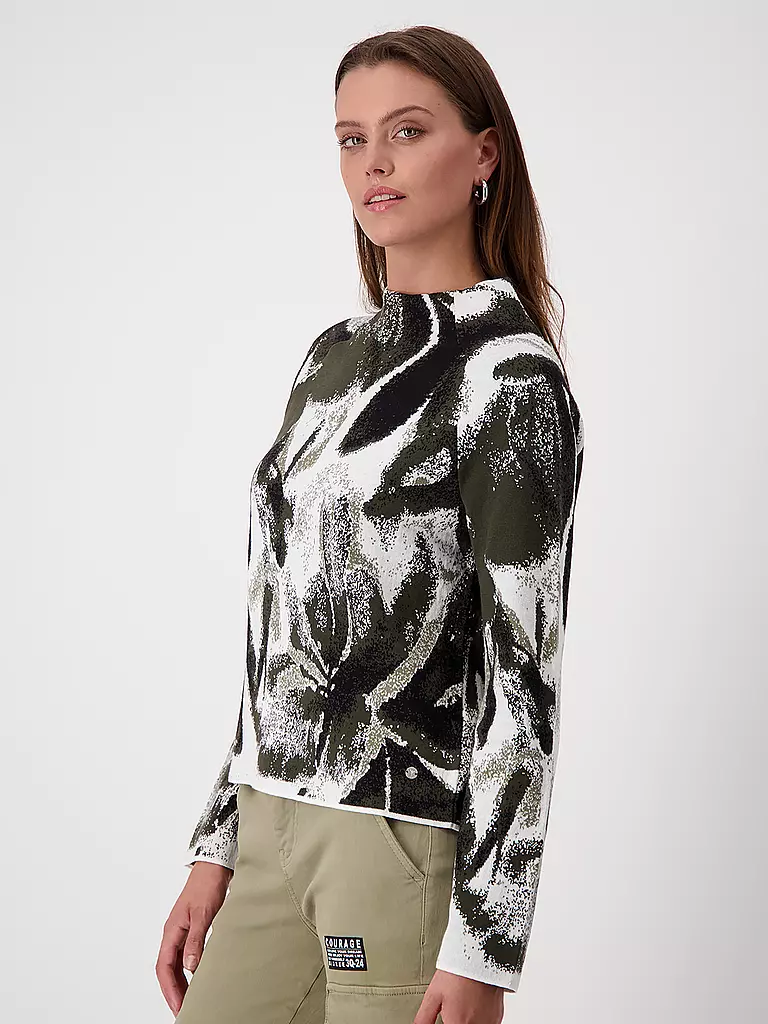 MONARI | Pull-over

Nom du produit : Pull-over
Marque : MONARI
Couleur : vert
Catégories : Mode, Femme
Mots-clés : Grandes tailles

Longueur des manches : Manches longues
Matière : Coton
Forme du col : Col montant
Motif : Imprimé
Coupe (vêtements d | 