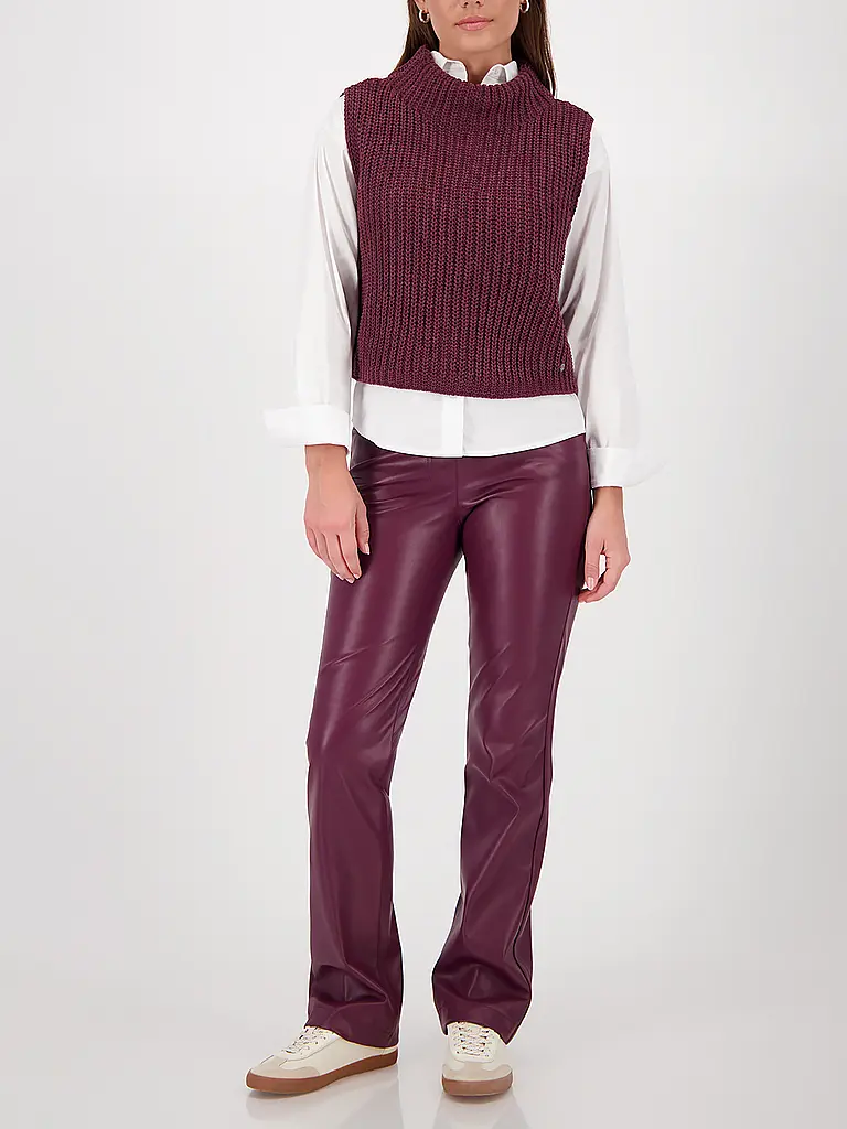 MONARI | Pullunder | Rouge foncé