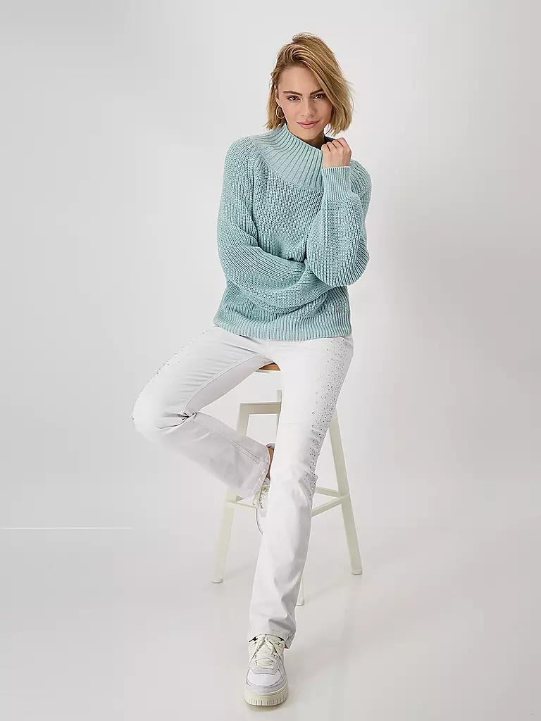 MONARI | Rollkragenpullover | mint