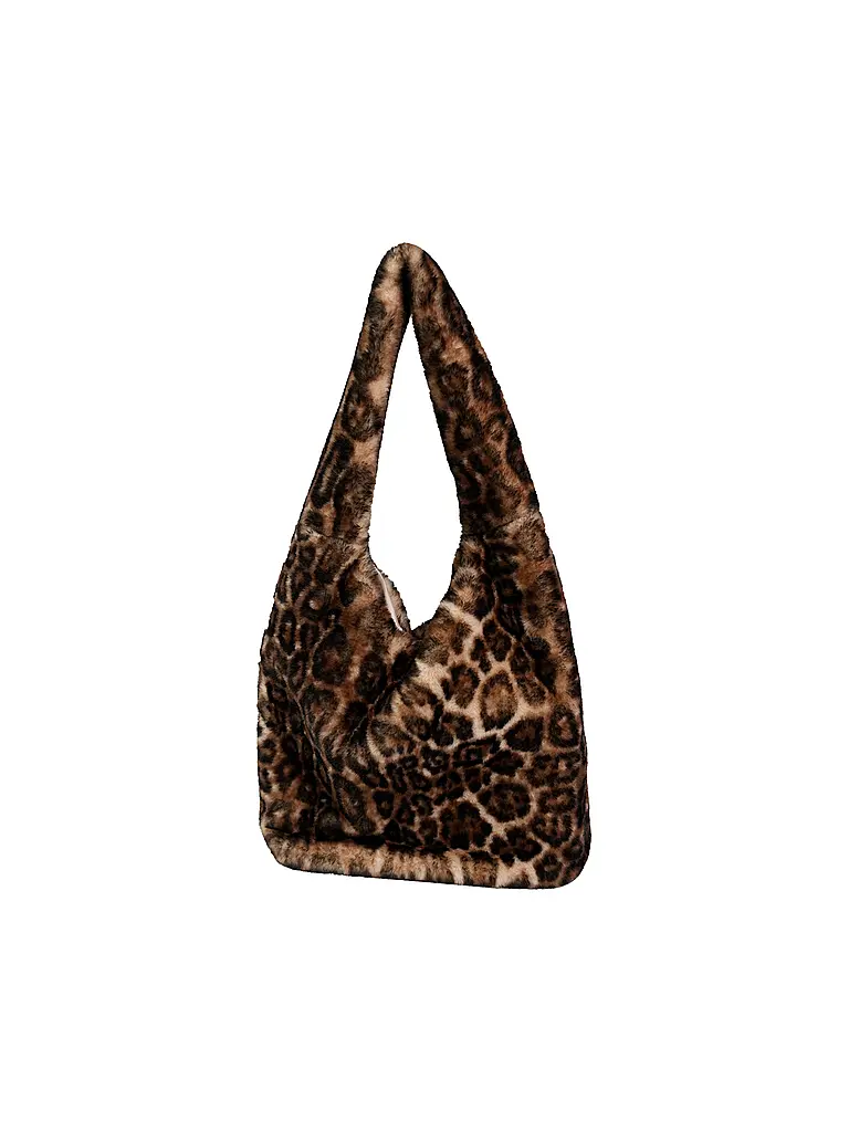 MONARI | Sac - Shopper aspect fourrure | 