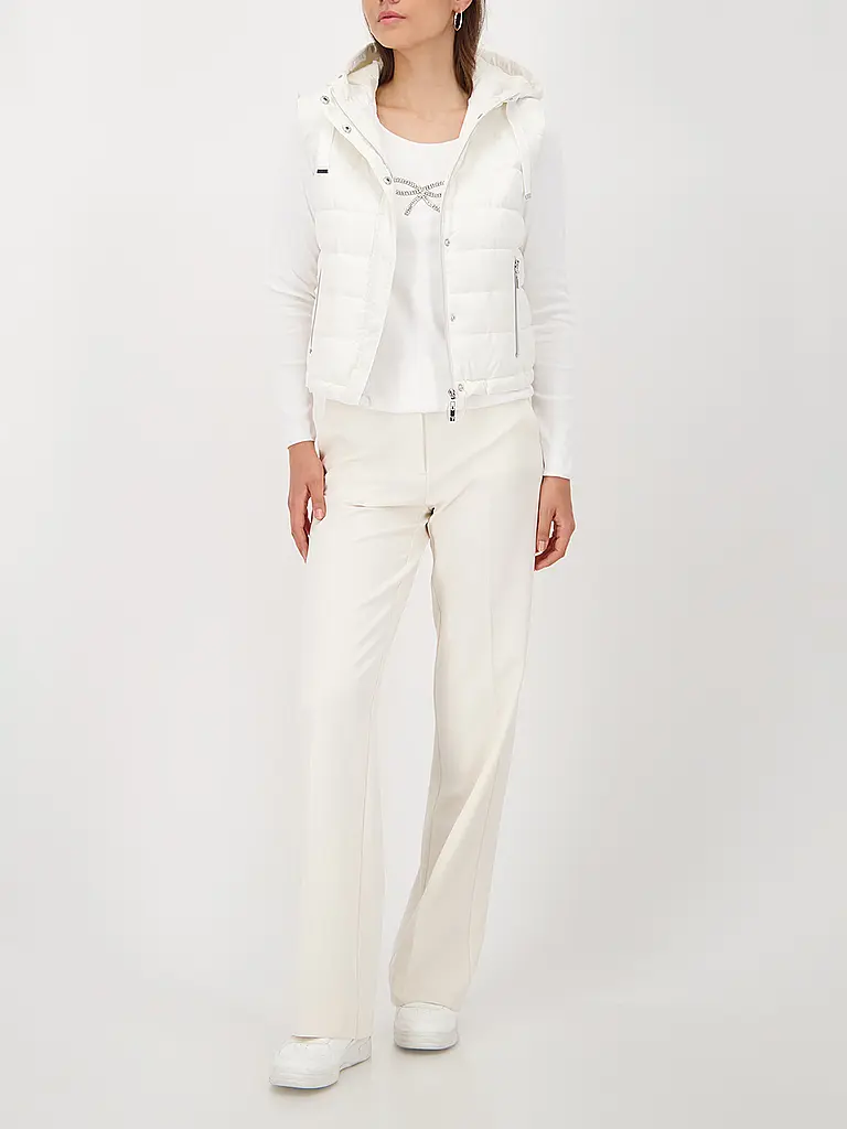 MONARI | Steppgilet | creme