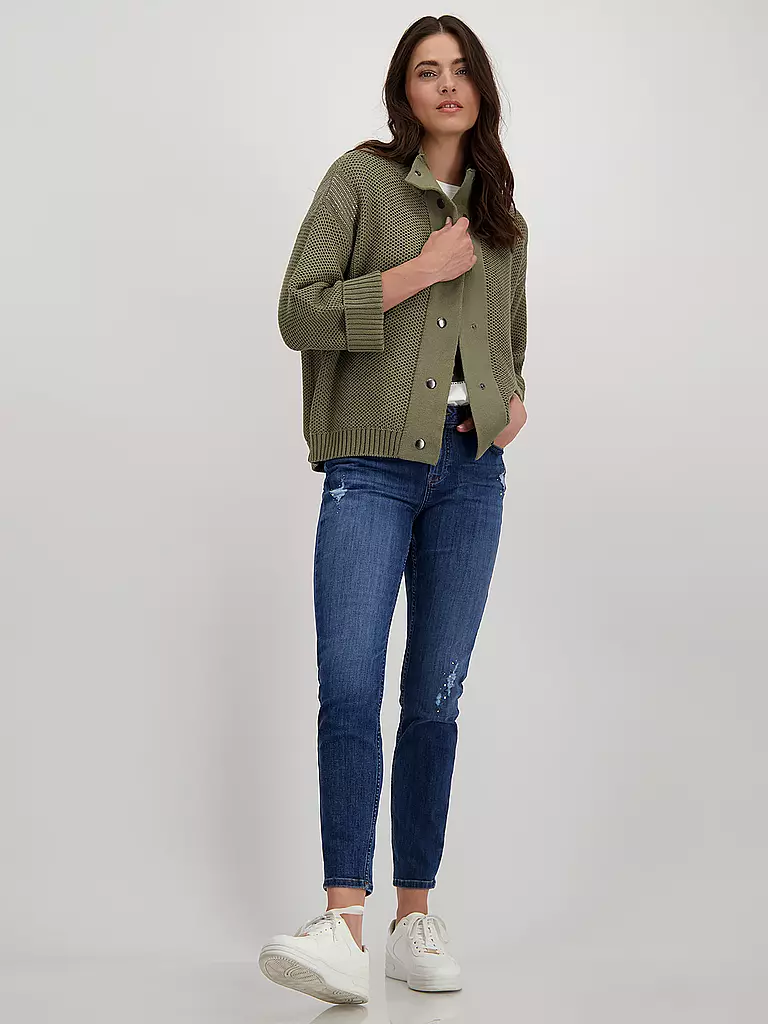 MONARI | Strickjacke | Vert