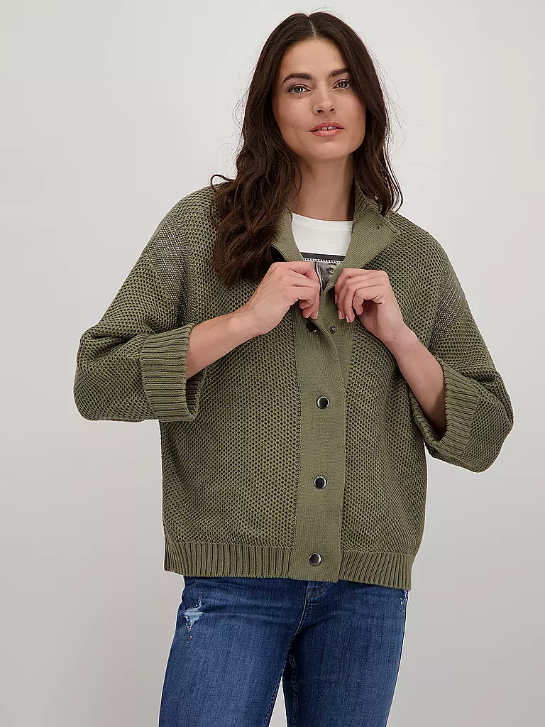 MONARI | Strickjacke | Vert