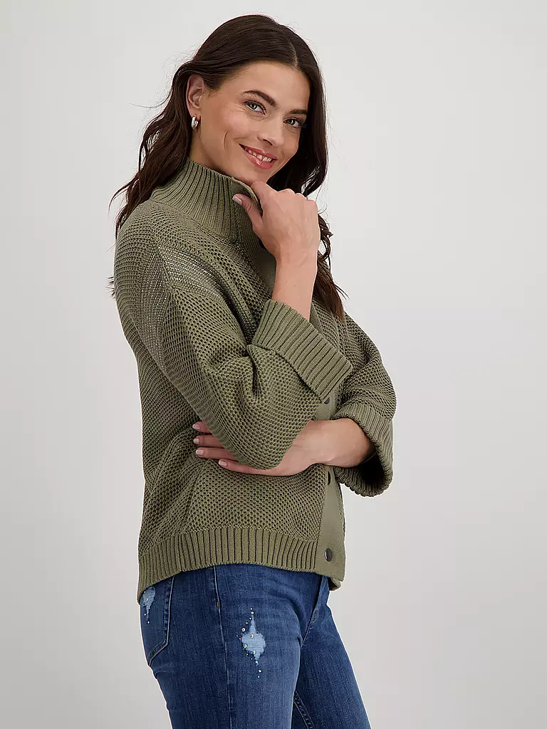 MONARI | Strickjacke | Vert