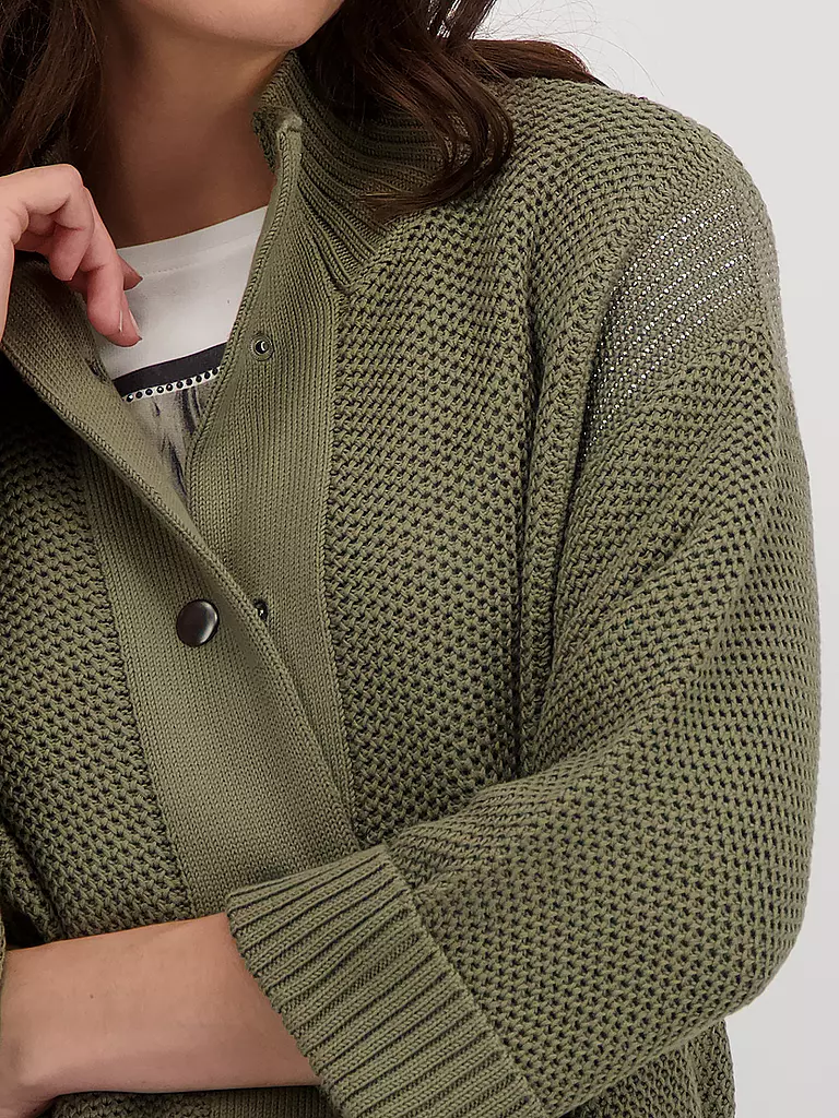 MONARI | Strickjacke | Vert