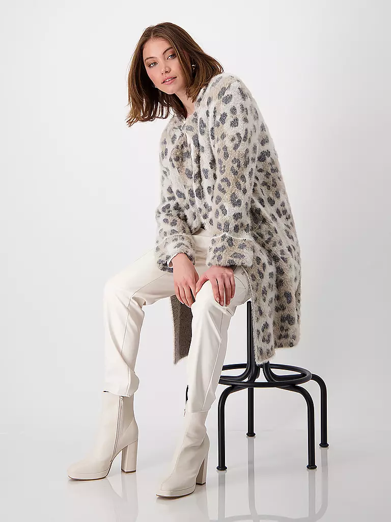 MONARI | Strickmantel | Beige