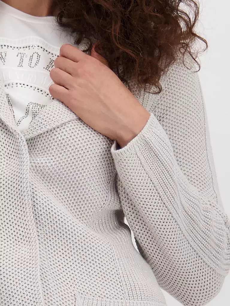 MONARI | Strickmantel | Crème