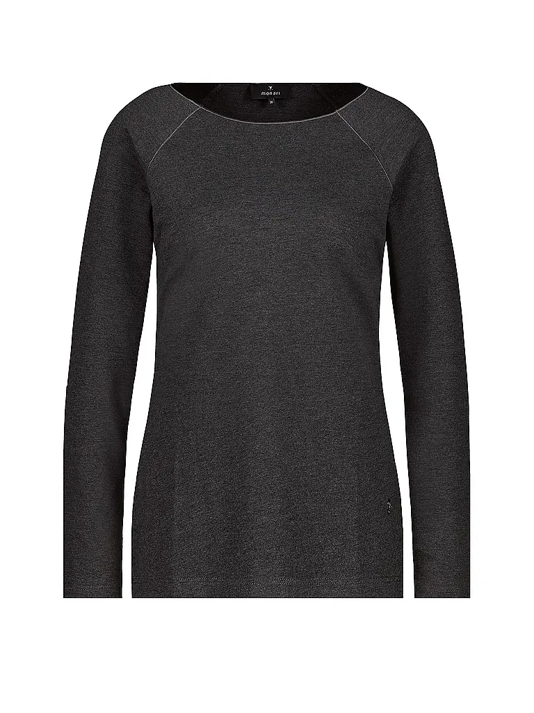 MONARI | T-shirt à manches longues | schwarz