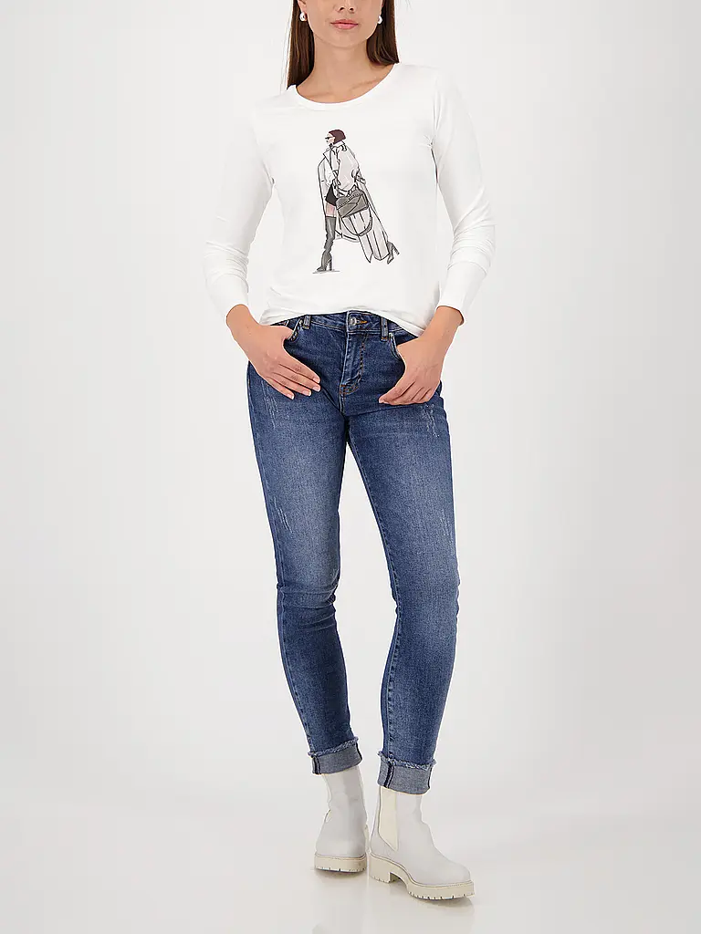 MONARI | T-shirt à manches longues | Crème