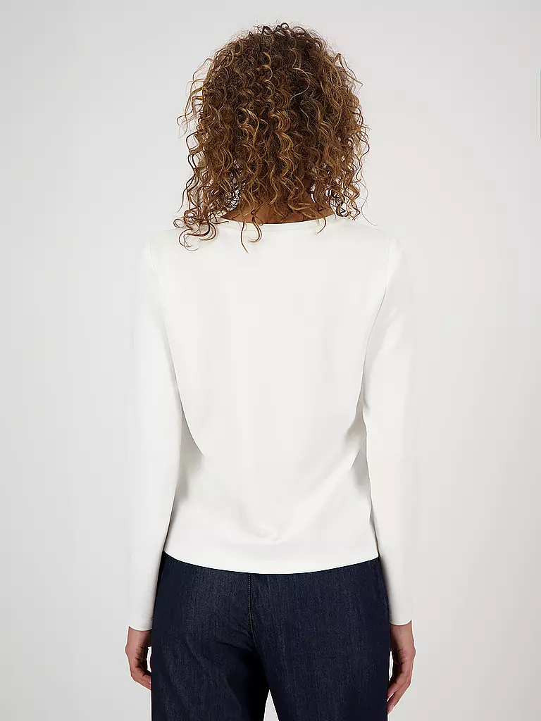MONARI | T-shirt à manches longues | weiss