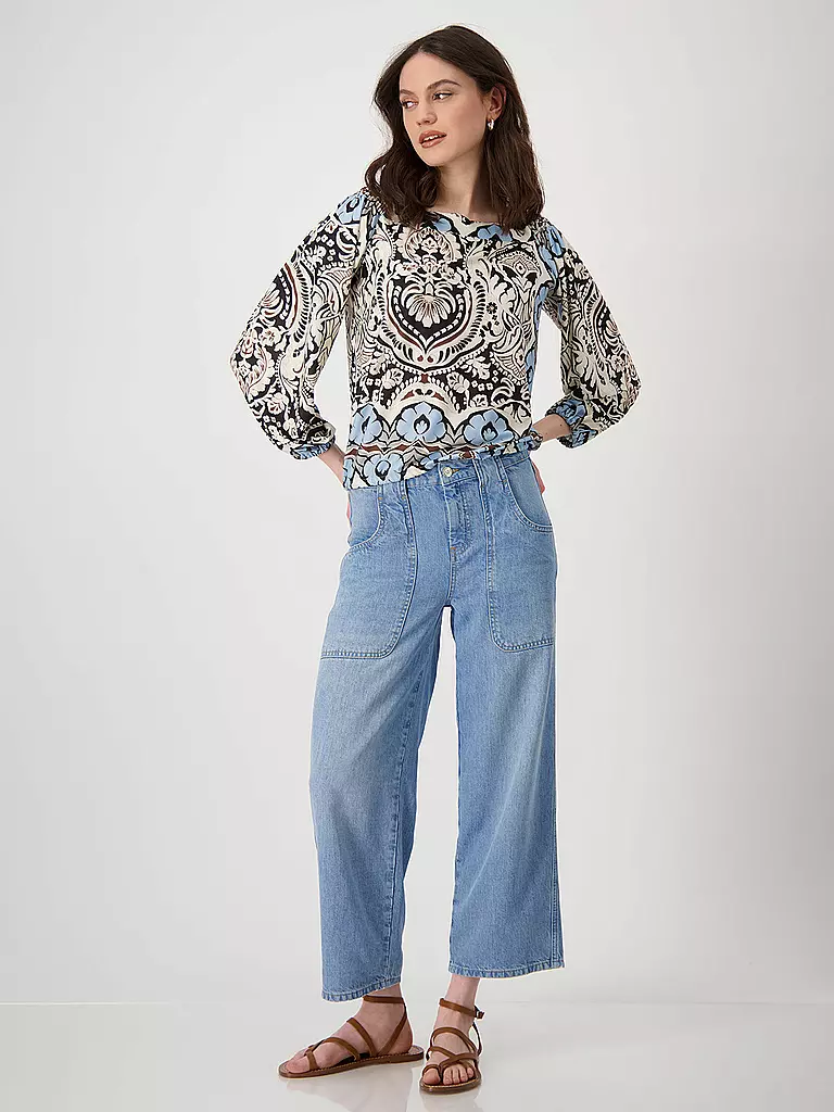 MONARI | T-shirt blouse BUENOS AIRES | Bleu clair