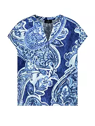 MONARI | T-shirt blouse | Bleu