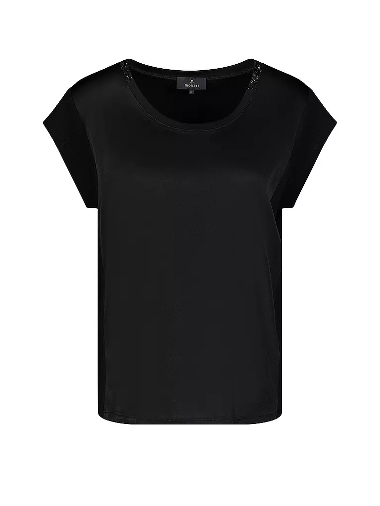 MONARI | T-shirt blouse | Noir