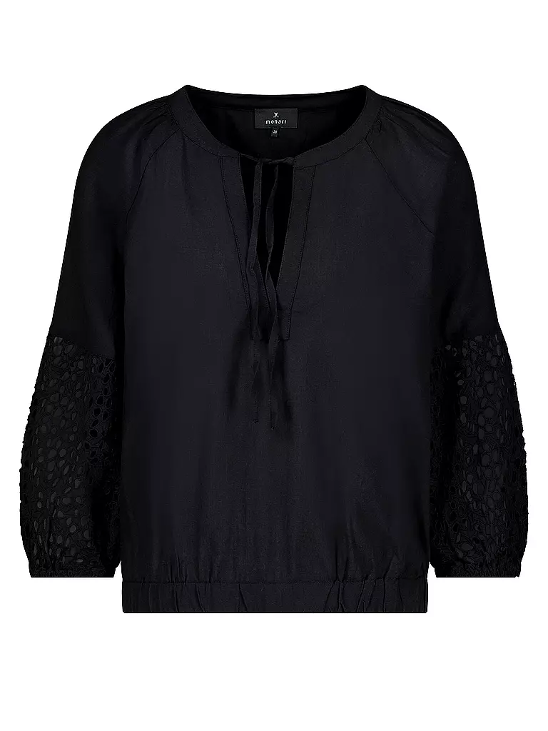 MONARI | T-shirt blouse | Noir